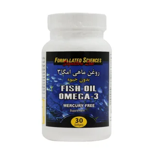 روغن ماهی امگا 3 بدون جیوه فرمولیتد ساینسز (30 عددی)
